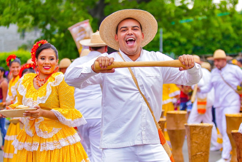 Danza del pilón en Valledupar, Cesar. 