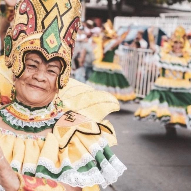 Folkloric parade at the Fiesta del Mar in Santa Marta, Colombia. Folkloric parade at the Fiesta del Mar in Santa Marta, Colombia.