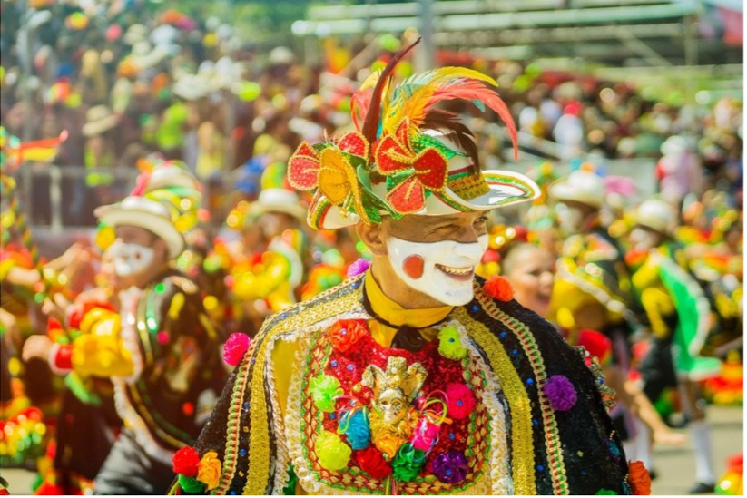 哥伦比亚最重要的民间和文化节日巴兰基亚狂欢节